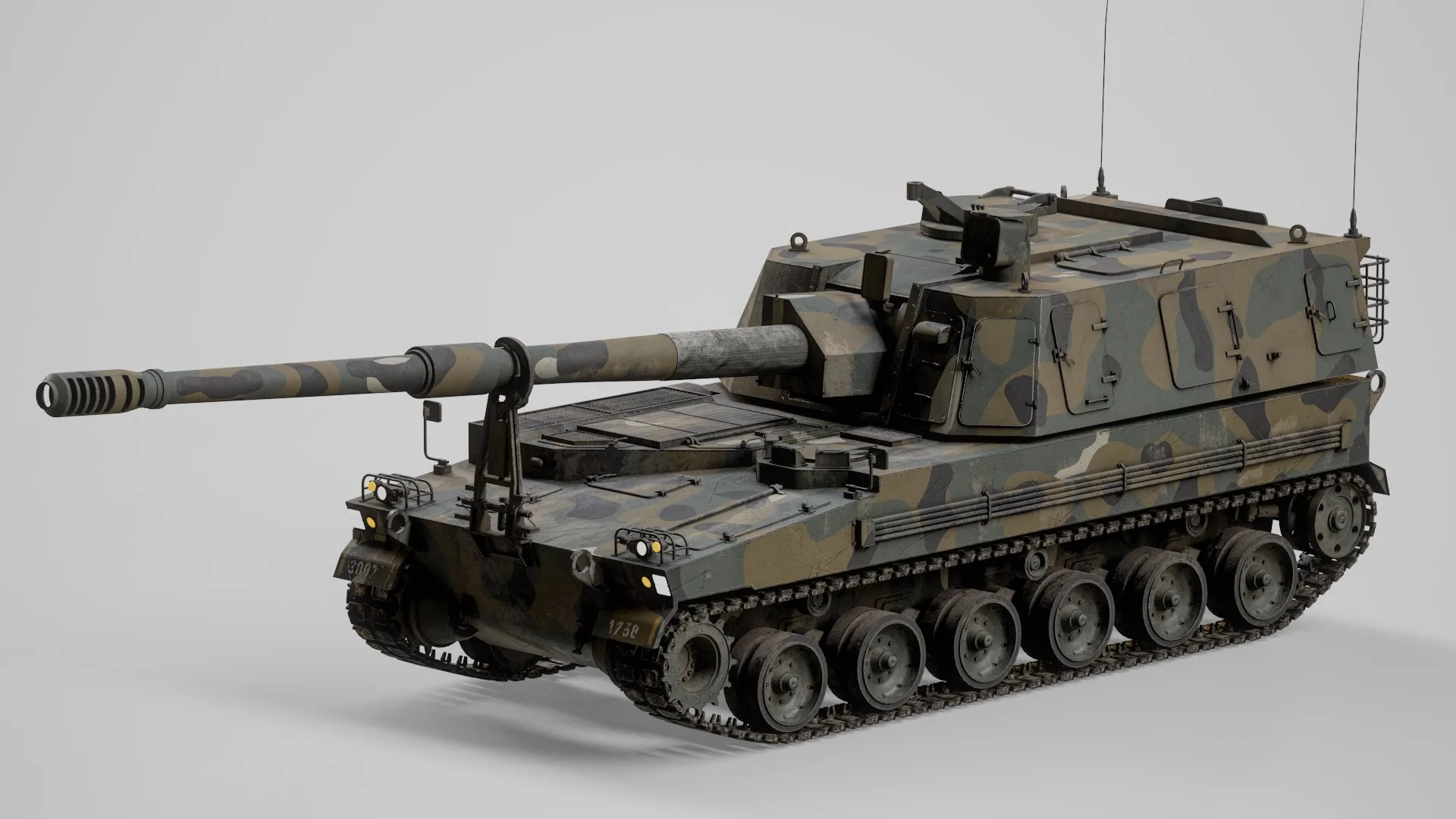 K10 ammunition resupply vehicle (ARV) — 3D model preview