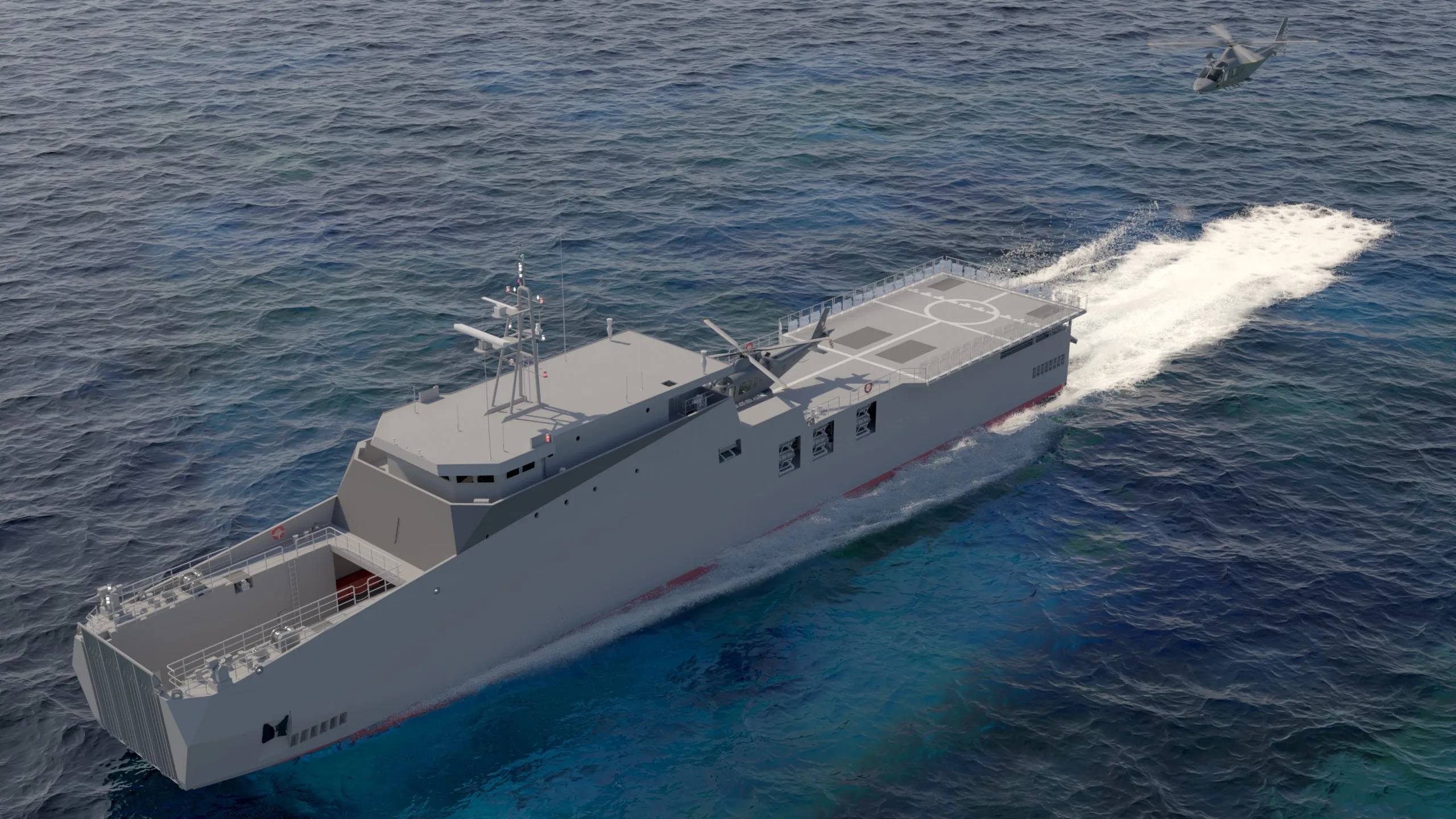 CMN NDH 250 fast landing craft — 3D model preview